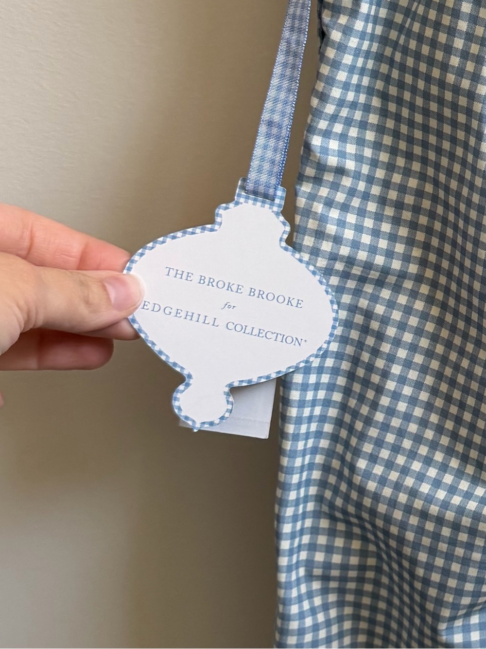 Blue Gingham Pants - Picture 4 of 4